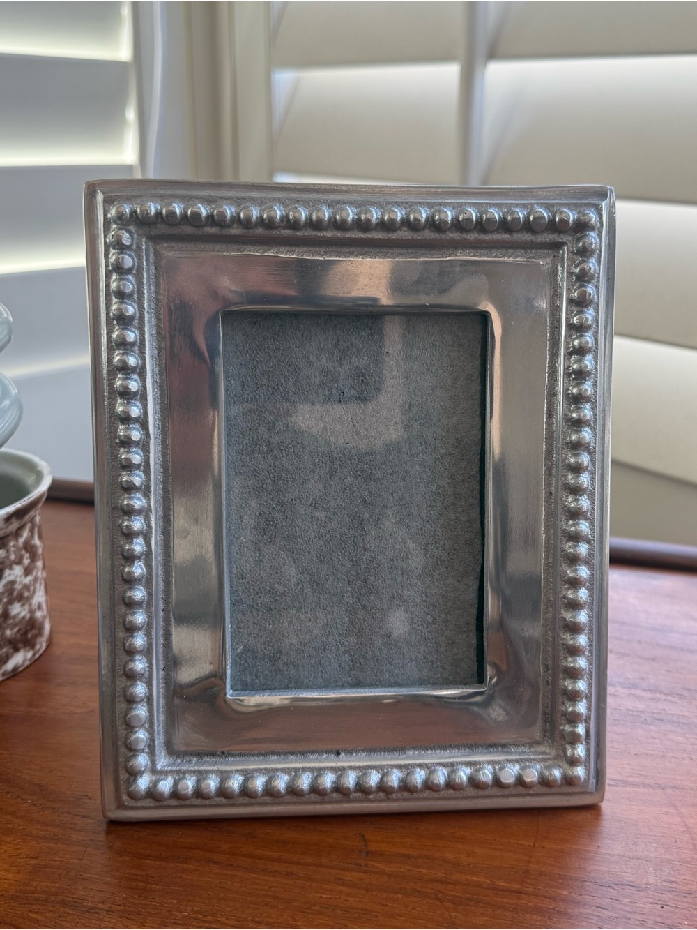 Small Pewter Picture Frame